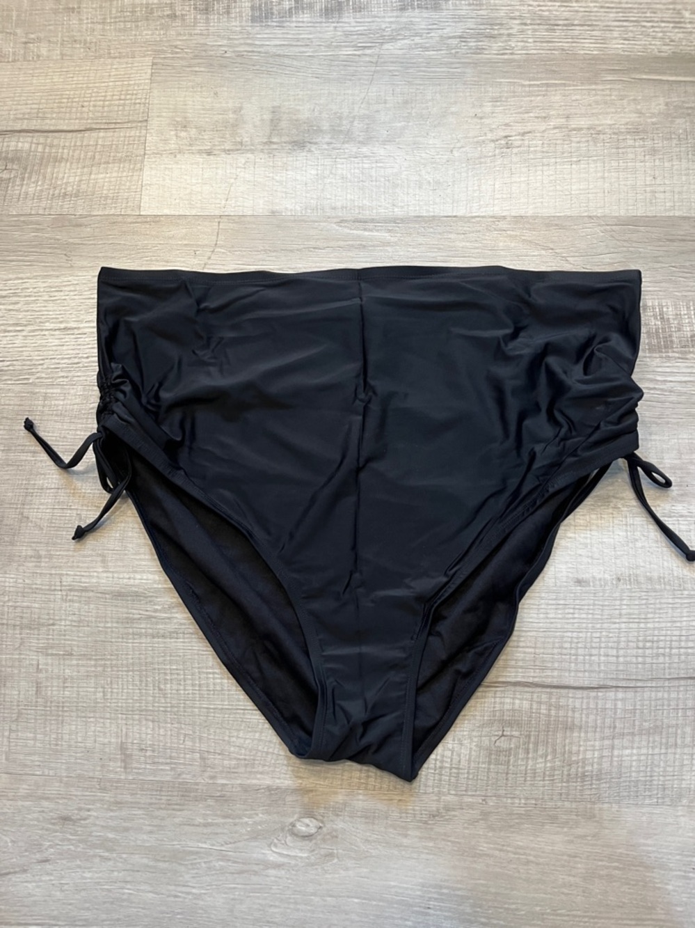 Terra & Sky Women’s Plus Size 4X Black Bikini Swimwear Bottoms